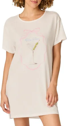 PJ Salvage Olive You Nightshirt in Ivory at Nordstrom, Size X-Large