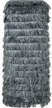 Alberta Ferretti Korte jurk met franjes - Dames - Feestkleedjes - Zwart - XS - Polyester - Kleedjes