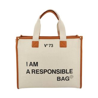V&deg; 73 Responsibility Bis Tote Bag - Dames - Tassen - Beige - Maat: ONE Size