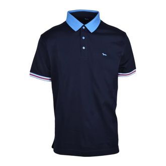 Harmont & Blaine Polo Shirts, male, Blue, Size: 2XL Polo