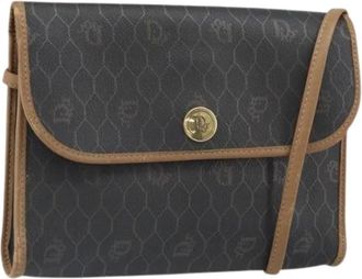 Dior Pre-owned Cross Body Bags, female, Black, Size: ONE SIZE Pre-owned Plastic Shoulder Bag