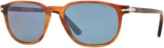 Persol Zonnebril - Heren - Zonnebrillen - Bruin - 52 MM - Accessoires
