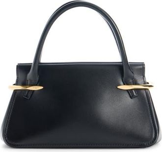 Givenchy Mini Pinch Leather Top Handle Bag in 001-Black at Nordstrom