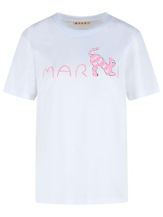 Marni White Cotton T-Shirt
