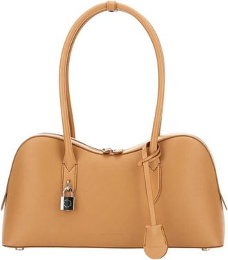 Stella McCartney Stella Ryder Schoudertas - Dames - Schoudertassen - Geel - ONE Size - Leer - Tassen