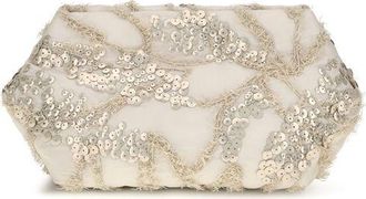 Brunello Cucinelli Beige Silk Clutch Womens Bag