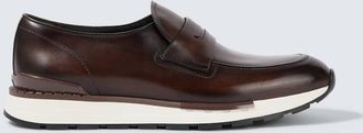 Berluti Fast Track leather penny loafers