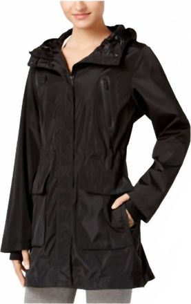 Calvin Klein Womens Performance Hooded Jacket In Black