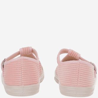 P&egrave;P&egrave; Girls Shoes Ribbed Velvet Pink Fabric
