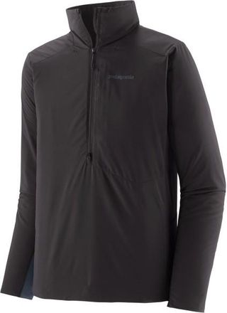 Patagonia Nano-Air Ultralight P/O Kunstfaserpullover f&uuml;r Herren | schwarz/grau