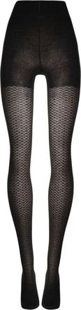 Wolford Collant in Lana Merino con Fantasia - - Underwear - Donna - Nero - S