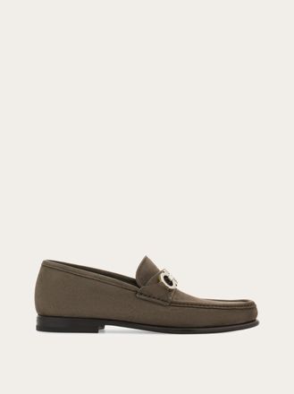Ferragamo Men Gancini ornament moccasin Yellow Size 10.5