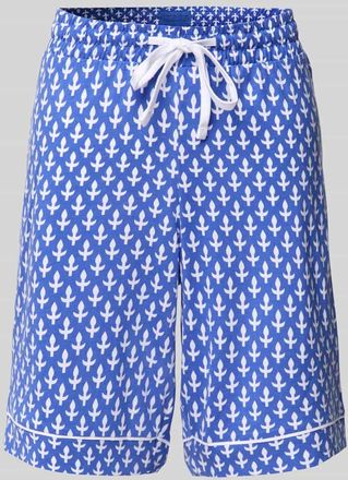 Christian Berg Pyjama-Shorts mit elastischem Bund in Blau, Gr&ouml;&szlig;e XS