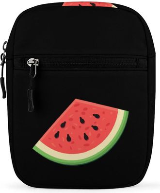 Generic Fruit Watermelon Crossbody Bag Adjustable Satchel Cute Shoulder Bag Lightweight Sling Bags