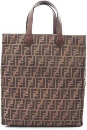 Fendi Pre-owned Tote Bags, female, Brown, Size: ONE SIZE Pre-owned Vintage Tote Bag