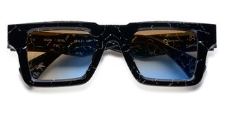 Etnia Barcelona Lluis Polarized BKBL Mens Sunglasses Black Size 49