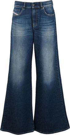 Diesel 1978 D-Akemi - Dames - Loose Fit Jeans - Blauw - W30 - Katoen - Jeans