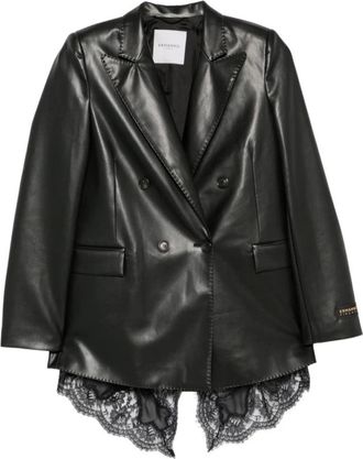 Ermanno Scervino Blazer Cruzado - Jackets - Mujer - Negro - 2XS