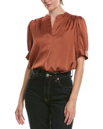 Anne Klein Petite Y Neck Top