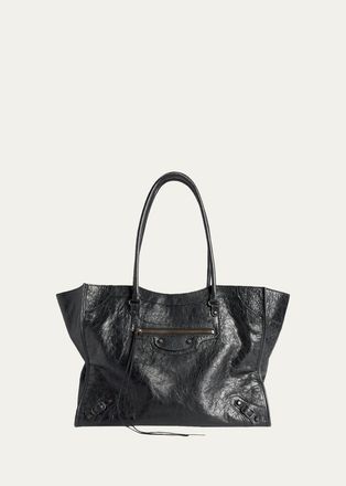 Balenciaga Le City Small Arena Leather Tote Bag