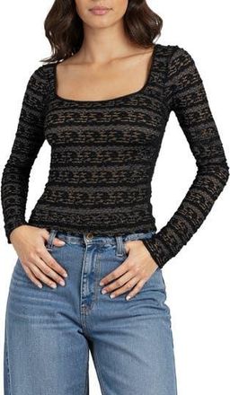 All in Favor Lace Top in Black at Nordstrom Rack, Size X-Small