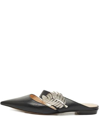 Nicholas Kirkwood crystal-embellishment mules - Black