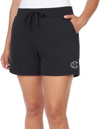 Champion Ladies French Terry Sueded Short, Black, L