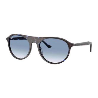 Ray-Ban Elegante Moderne Zonnebril voor elke gelegenheid - Heren - Zonnebrillen - Blauw - 56 MM - Accessoires