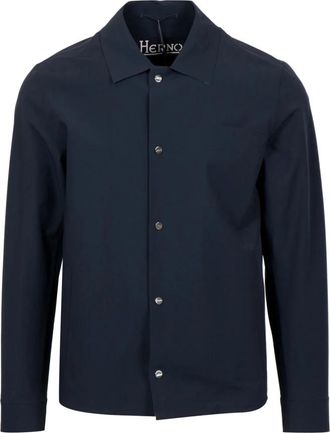 Herno Essence Shacket - Heren - Zomerjassen - Blauw - XL - Jassen
