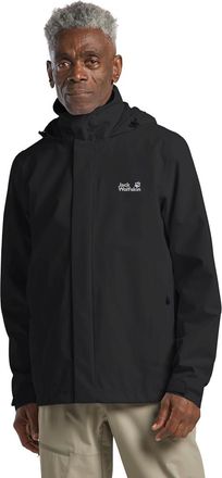 Jack Wolfskin Funktionsjacke JACK WOLFSKIN TRAILTIME 2L JKT M, Herren, Gr. L (52), schwarz, Obermaterial: 100% Polyester; Futter: 100% Polyester, Jacken Funktionsja