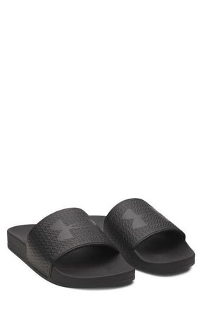 Under Armour UA ARMR Slide Sandal in Black /Black /Black at Nordstrom, Size 15