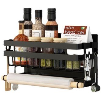 OEM Estante Magn&eacute;tico Para Refrigerador, Especiero Magn&eacute;tico, Estante De Almacenamiento, Soporte Para Especias, Ideal Para Refrigerador -crezuo