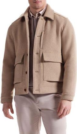 Bugatchi Tweed Jacket with Removable Quilted Vest in Walnut at Nordstrom Rack, Size Xxx-Large