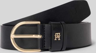 Tommy Hilfiger G&uuml;rtel aus echtem Rindsleder Modell EFFORTLESS 3.0 in Black, Gr&ouml;&szlig;e 100