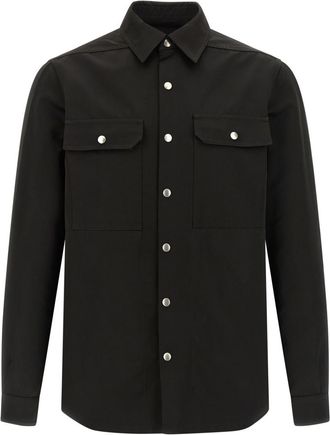 Rick Owens Black Outershirt Shirt