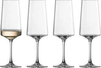 Zwiesel Glas Set of 4 Echo Crystal Champagne Flutes