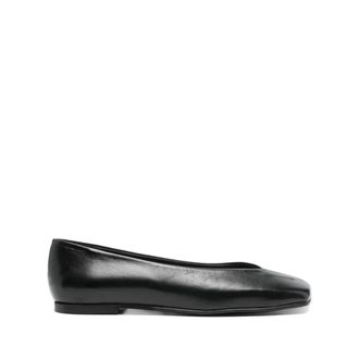 Alohas Ballerinas, female, Black, Size: 11 US Katia Leather Ballet Flats