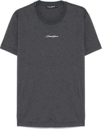 Dolce & Gabbana Hombre, Camisetas, Gris, Talla: 3XL