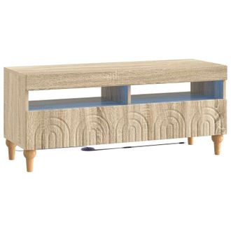 vidaXL Mueble De Tv Led Roble Sonoma Madera De Ingenier&iacute;a Vidaxl