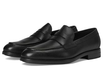 Cole Haan Harmon Grand Penny Loafers Mens Slip on Shoes Black Waterproof/Black/Black : 11.5 D - Medium, Leather