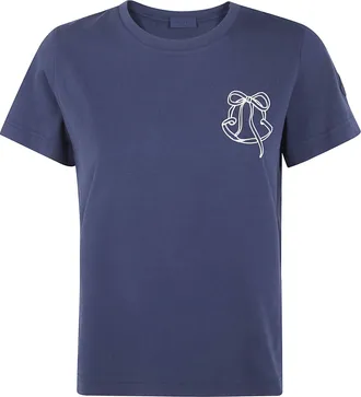 Moncler Short Sleeves Cotton Jersey T-Shirt