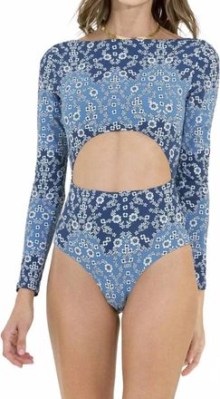 Maaji Victorian Wall Adeline Cut Out One Piece In Blue