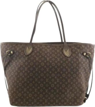 Louis Vuitton Pre-owned Tote Bags, female, Brown, Size: ONE SIZE Pre-owned Canvas Tote Bag
