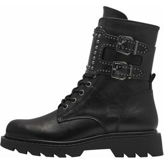 Tamaris Lace-up Laarzen - Dames - Schoenen - Zwart - Maat: 37 EU Leer