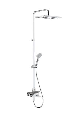 Roca Roca - A5a9c90c00 Even-m Columna Ba&ntilde;o Ducha Monomando Con Repisa Cromo - Ref: A5a9c90c00