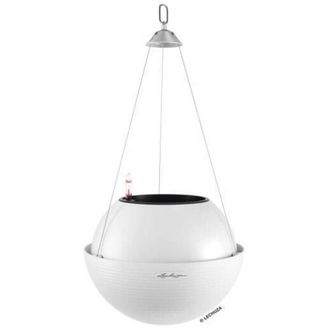 Lechuza Jardiniere - Bola Color 32 - Kit Complet - Blanc - 3 L - Lechuza