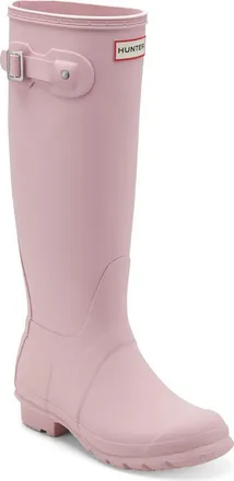 Hunter Original Tall Waterproof Rain Boot in Light Pink at Nordstrom, Size 11
