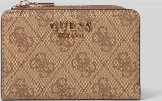 Guess Portemonnaie mit Logo-Applikation Modell Laurel in Cognac, Gr&ouml;&szlig;e 1