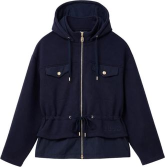 Liu Jo Jersey Jacket - Dames - Zomerjassen - Blauw - S - Jassen