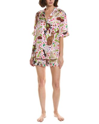 Karen Mabon 2pc Print Pajama Set